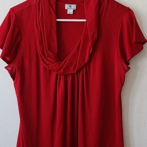 5/$30 Short sleeve cowl neck dress top